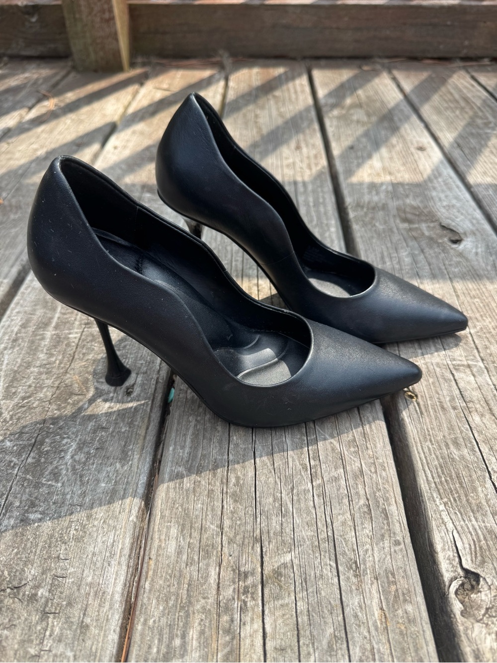 Gianni Bini Black Pointed Toe Stiletto Pumps